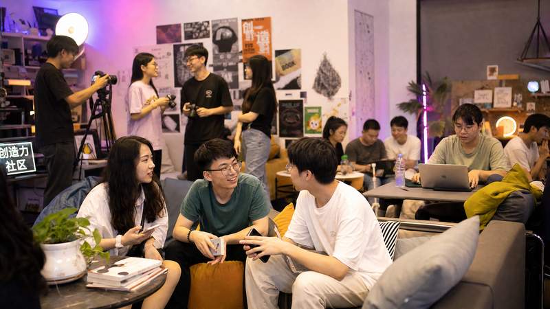 高清视频社区活动现场